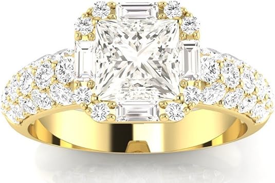 This elegant designer diamond ring is the perfect choice for those seeking a combination of refined style and high quality. 